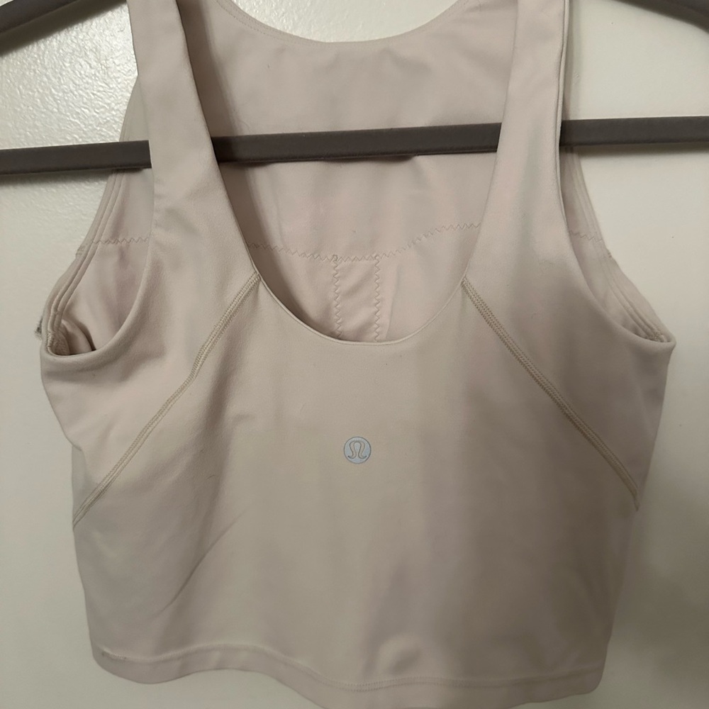 lululemon athletica Cream Sports Bra
